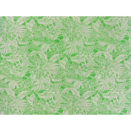 Hawaiian Polycotton Fabric LW-17-576 [Plumeria Leaf]