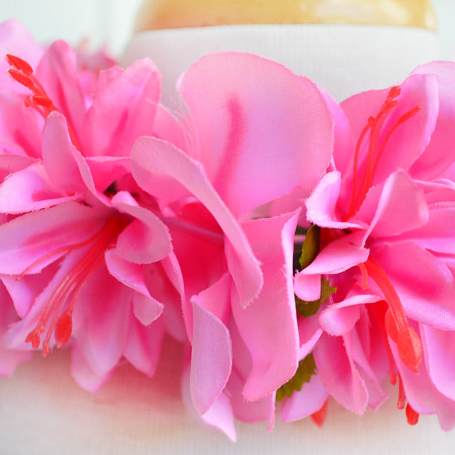 Hawaiian Hula Supplies Flower Headband [New Lily &amp; Fern]