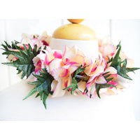 Hawaiian Hula Supplies Flower Headband [NEW Orchid Lauae/Double]