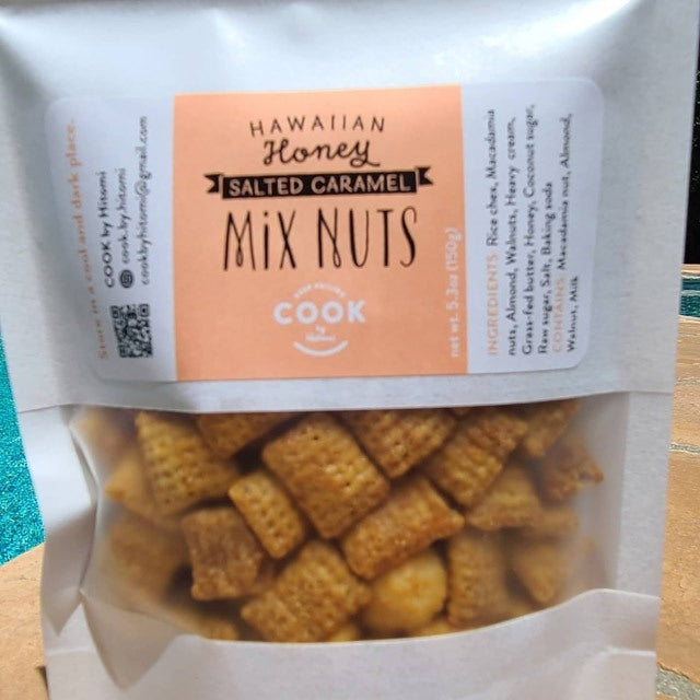 Cook by Hitomi [ Hawaiian Honey & Salted Caramel Mix Nuts ]