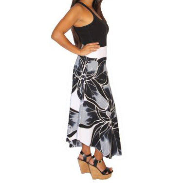 Hawaiian Hula Supplies 2-Way Rib Top Dress &amp; Skirt [Orchid Blossom]