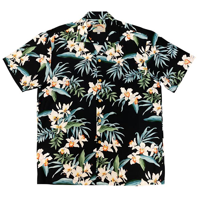 Hawaiian Men's Aloha Shirt Rayon [Orchid Ginger]