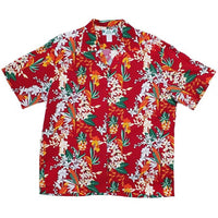 Hawaiian Men's Aloha Shirt Rayon [Parrot]