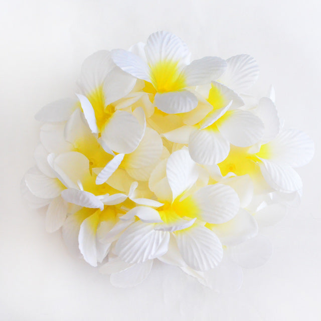 Hawaiian Hula Supplies Flower Bracelet/Anklet [New Plumeria/Double]