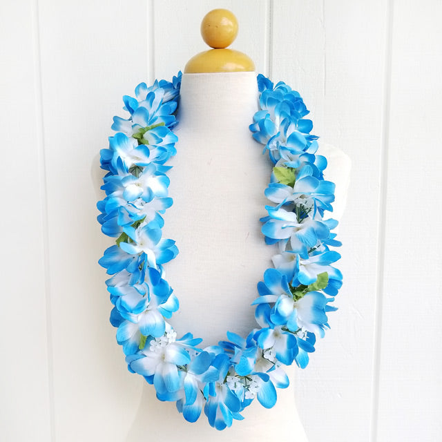 Hawaiian Flower Lei Necklace, Red, White & Blue, 1 - King Soopers