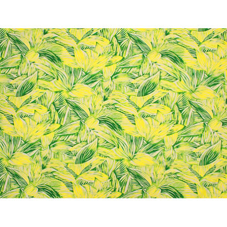 Hawaiian Polycotton Fabric QSQ-19-1002 [Future Ring / Tea Leaf]