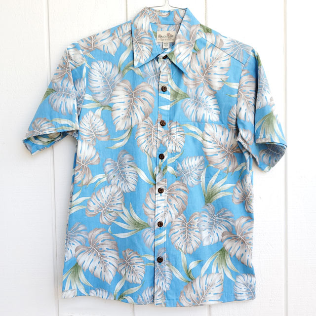 Hawaiian Men's Aloha Shirt Cotton [Monstera]