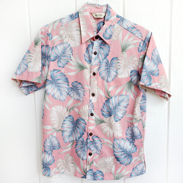 Hawaiian Men's Aloha Shirt Cotton [Monstera]