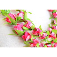 Hawaiian Hula Supplies Flower Lei (Long) [New Rosebud/Long]