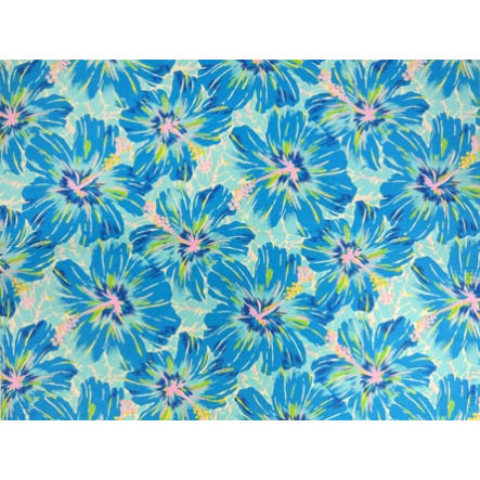 Hawaiian polycotton fabric TX-17-16 [All Over Hibiscus]