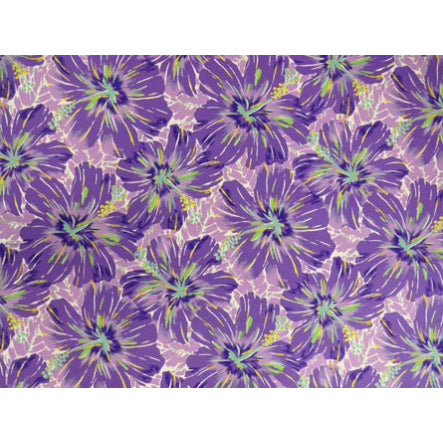 Hawaiian polycotton fabric TX-17-16 [All Over Hibiscus]