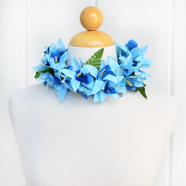 Hawaiian Hula Supplies Flower Headband [Vanda Orchid/Double]