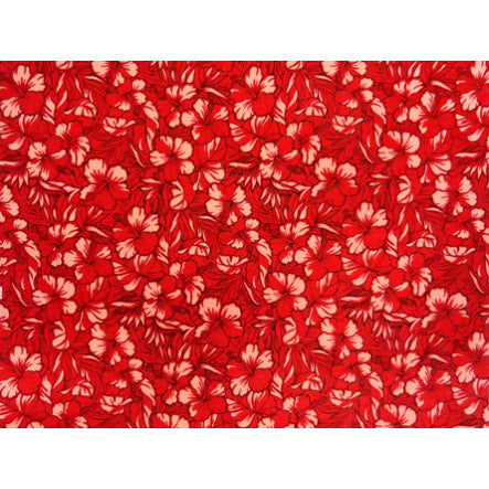 Hawaiian polycotton fabric YJH-12-31 [Hibiscus]