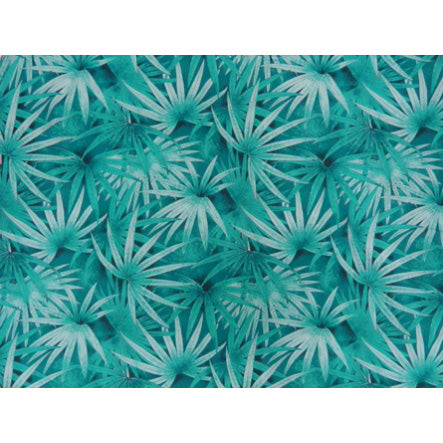 Hawaiian Polycotton Fabric YJH-14-131 [Palm Leaf]