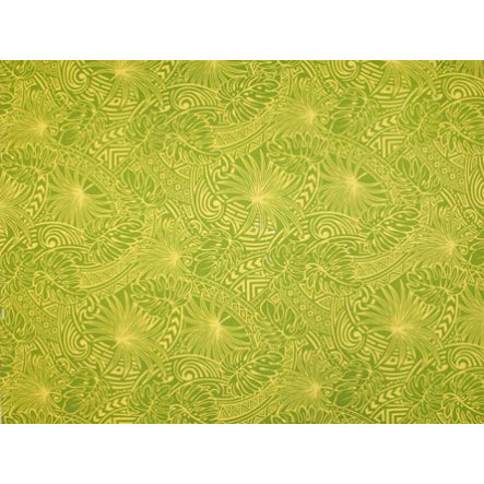 Hawaiian polycotton fabric ZGQ-17-16 [Leaf Tapa]