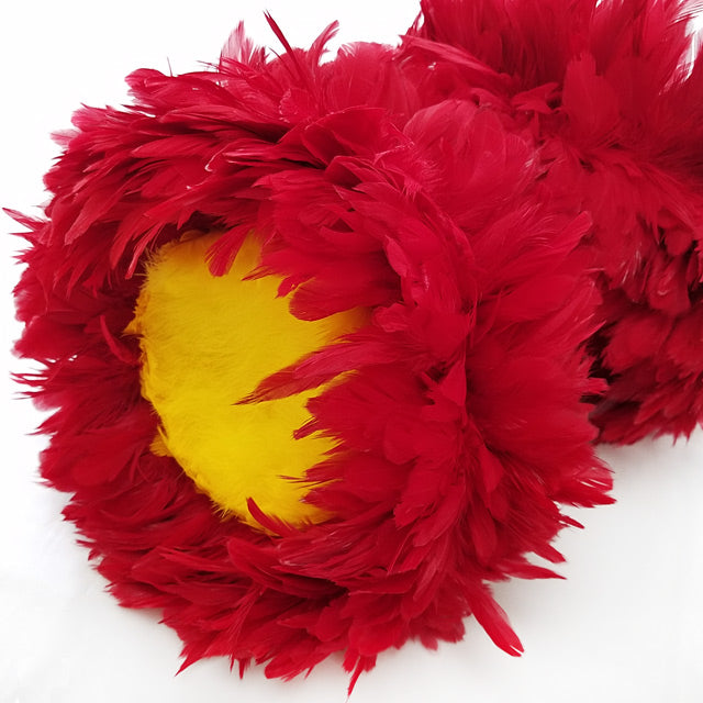 Hawaii Hawaiian Hula Supplies, Hula Instrument, [Uli Uli Cap] 1 Pair
