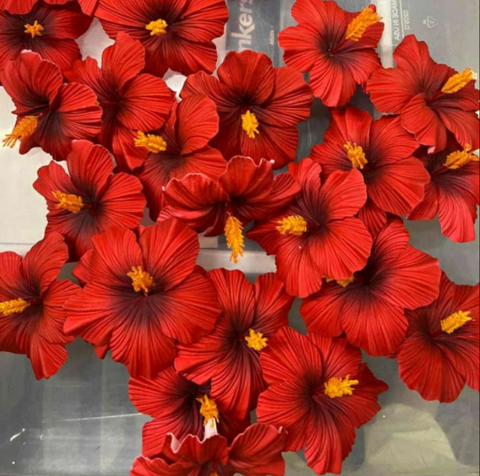 Hawaiian Hula Supplies Flower Hair Clip [Hibiscus TypeG]