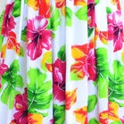 Hawaiian rayon fabric hybiscus-water
