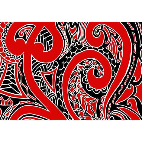 Hawaiian hula supplies Pareo [Maori tattoo]