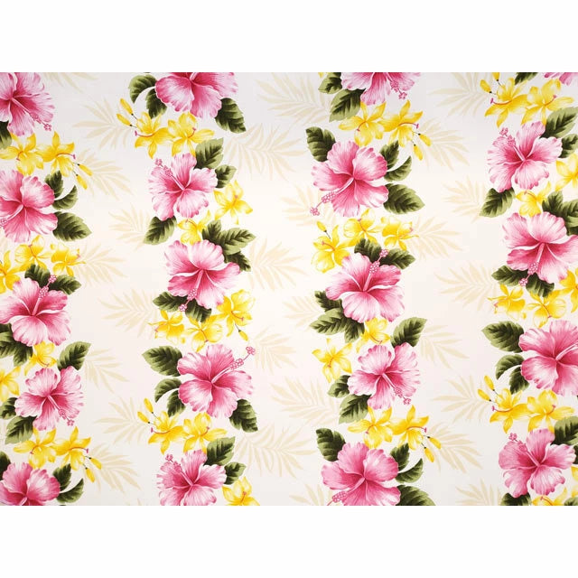 Hawaiian cotton fabric nowhybiscus