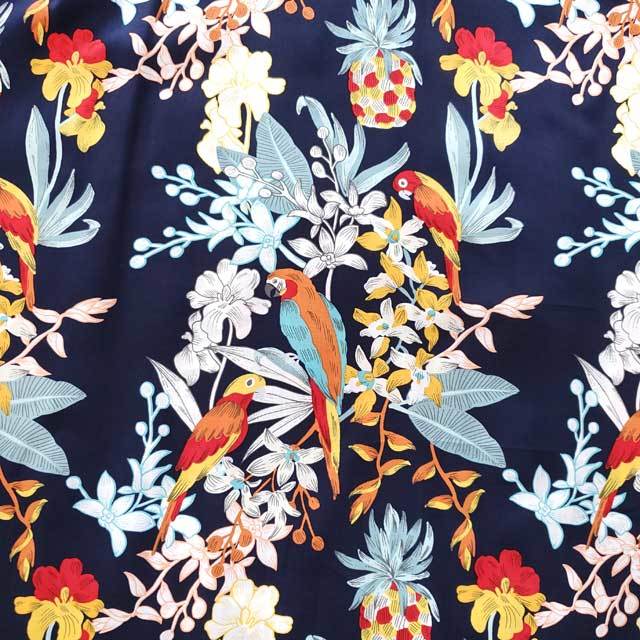 Hawaiian rayon fabric Parot