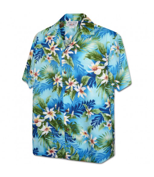 Hawaiian Men's Aloha Shirt Cotton [Tiale Fern]
