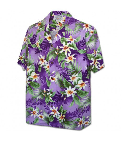 Hawaiian Men's Aloha Shirt Cotton [Tiale Fern]