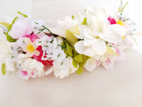 Hawaiian Hula Supplies Headband [Tuberose Wedding/Velcro]